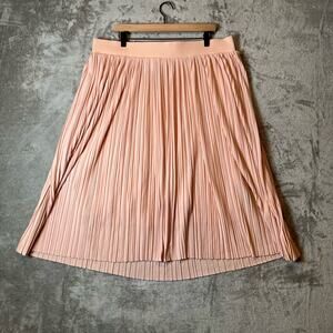 Torrid Pink Midi Pleated Skirt Size‎ 1X Summer Coquette Kawaii Balletcore New